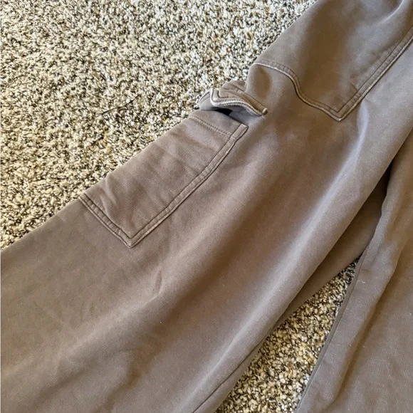 wild fable Brown Wide-Leg Cargo Track Pants - Picture 4 of 6